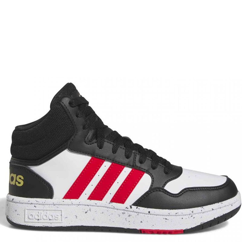 ADIDAS HOOPS MID KIDS (HR0227)ΠΑΙΔΙΚΑ ΜΠΟΤΑΚΙΑ Cloud White / Vivid Red / Core Black