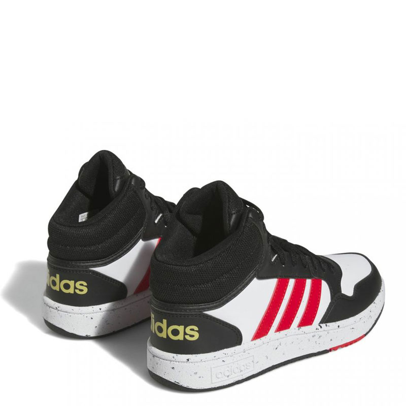 ADIDAS HOOPS MID KIDS (HR0227)ΠΑΙΔΙΚΑ ΜΠΟΤΑΚΙΑ Cloud White / Vivid Red / Core Black