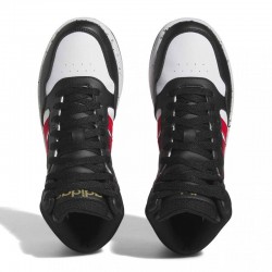 ADIDAS HOOPS MID KIDS (HR0227)ΠΑΙΔΙΚΑ ΜΠΟΤΑΚΙΑ Cloud White / Vivid Red / Core Black