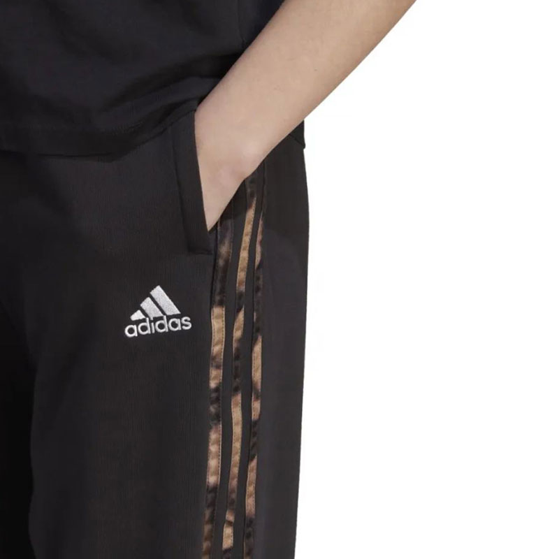 Adidas Sportswear VIBRANT 3-STRIPES PANTS (IL5860)Παντελόνι Γυναικείας Φόρμας Μαύρο