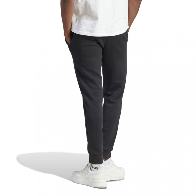 Adidas Sportswear M Sl Fl Tc Pt (IB4023)Ανδρικο Παντελόνι Φόρμας με Λάστιχο Fleece Μαύρο