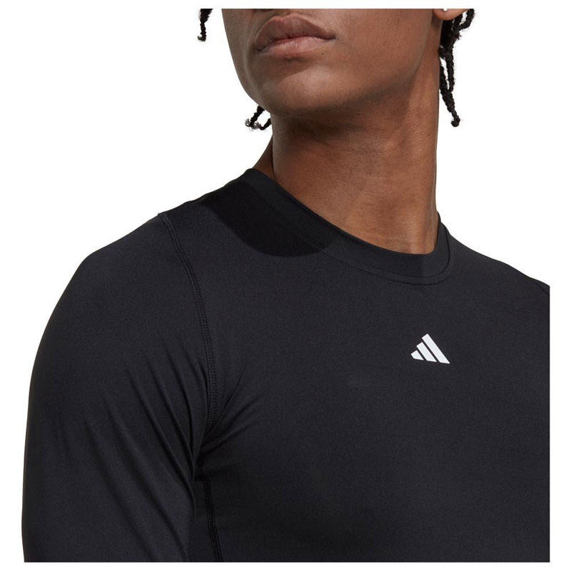 ADIDAS TECHFIT TRAINING LONG SLEEVE TEE (HK2336)Ανδρική Αθλητική Μπλούζα Μακρυμάνικη Μαύρη