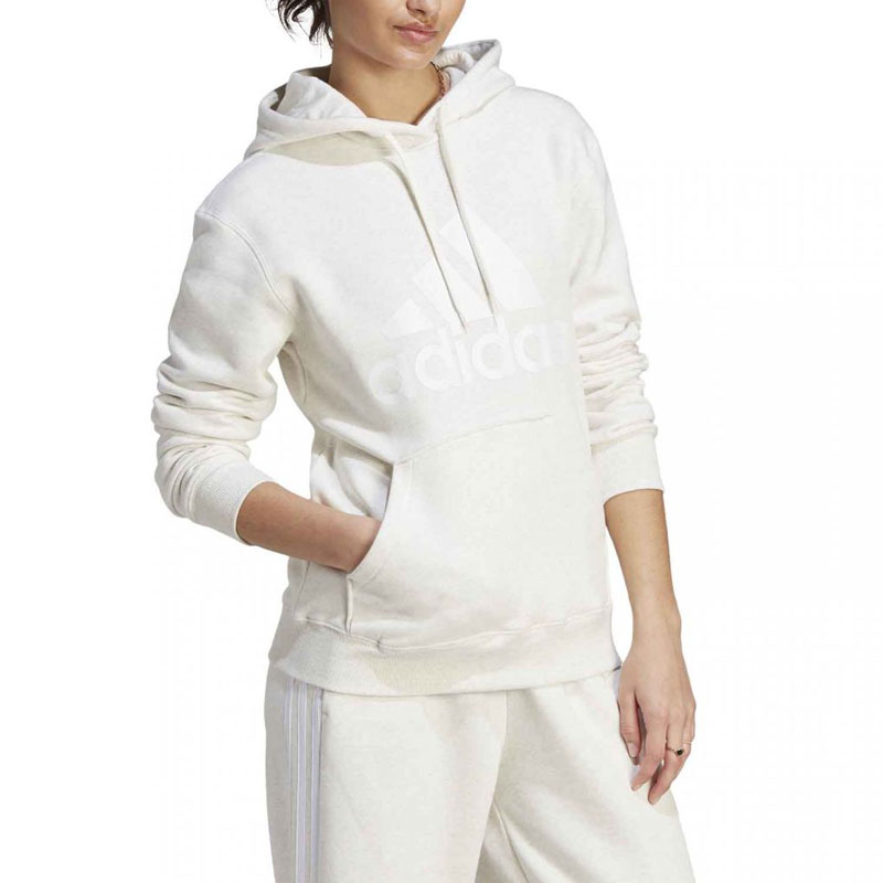 Adidas Essentials Big Logo Regular Fleece Hoodie WMNS (IM0252)ΓΥΝΑΙΚΕΙΑ ΦΟΥΤΕΡ ΜΠΛΟΥΖΑ ΛΕΥΚΗ