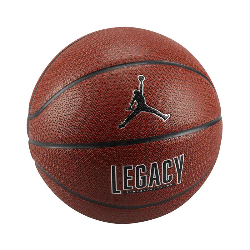 Jordan Legacy 2.0 8P Deflated (J.100.8253-855)Μπάλα Μπάσκετ Indoor/Outdoor Καφέ