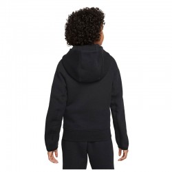 Nike Sportswear Tech Fleece Kids (FD3285-010)Παιδική Ζακέτα Φούτερ Fleece Μαύρη