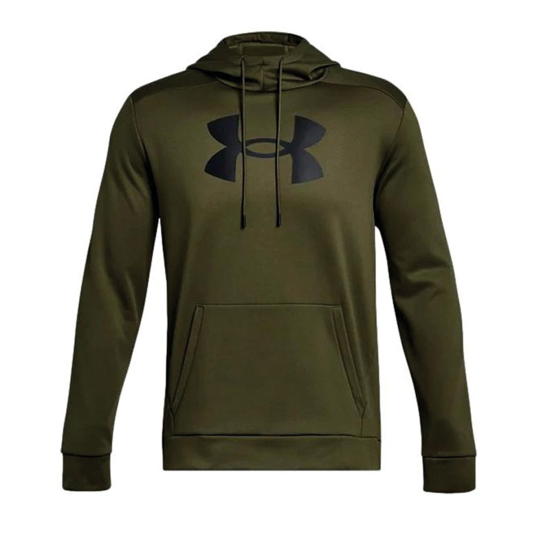 UNDER ARMOUR BIG LOGO FLEECE HOODIE (1379743-390)ΑΝΔΡΙΚΗ ΜΠΛΟΥΖΑ ΜΕ ΚΟΥΚΟΥΛΑ ΛΑΔΙ