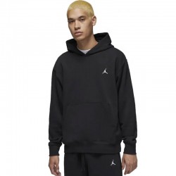 Jordan Essential Fleece Pullover Hoodie (DQ7466-010)ΑΝΔΡΙΚΗ ΦΟΥΤΕΡ ΜΠΛΟΥΖΑ ΜΕ ΚΟΥΚΟΥΛΑ ΜΑΥΡΗ