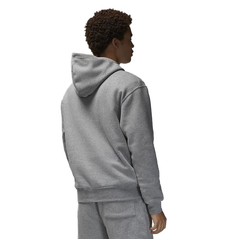 Jordan Essential Fleece Pullover Hoodie (DQ7466-091)ΑΝΔΡΙΚΗ ΦΟΥΤΕΡ ΜΠΛΟΥΖΑ ΜΕ ΚΟΥΚΟΥΛΑ ΓΚΡΙ