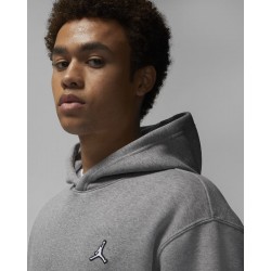 Jordan Essential Fleece Pullover Hoodie (DQ7466-091)ΑΝΔΡΙΚΗ ΦΟΥΤΕΡ ΜΠΛΟΥΖΑ ΜΕ ΚΟΥΚΟΥΛΑ ΓΚΡΙ