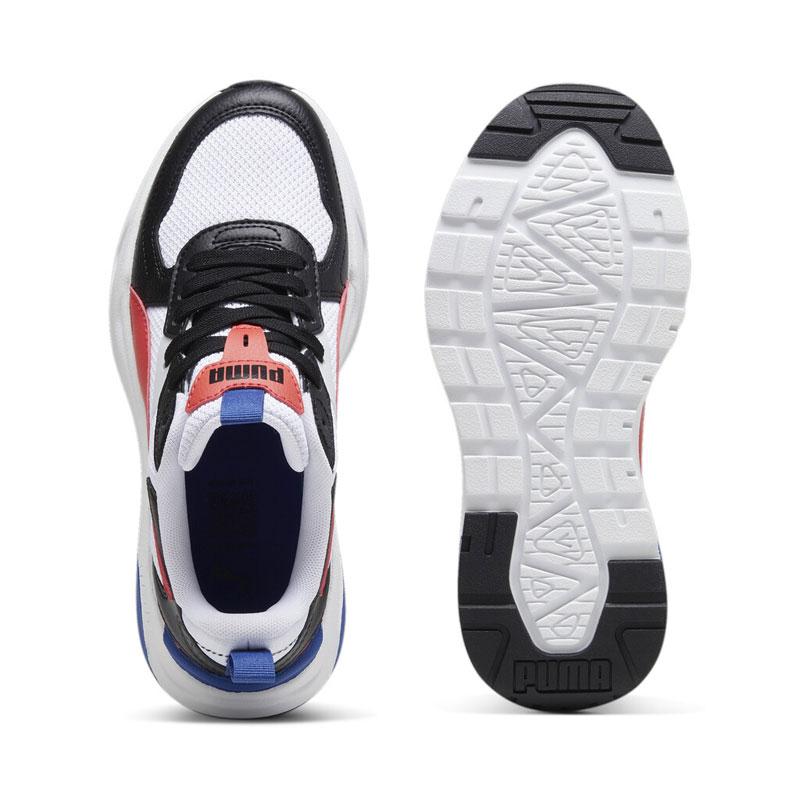 PUMA Trinity Lite Sneakers Youth (391443-09)ΠΑΙΔΙΚΑ ΠΑΠΟΥΤΣΙΑ  White-Active Red-Black
