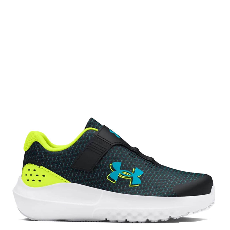 UNDER ARMOUR SURGE 4 INF (3027105-003)ΒΡΕΦΙΚΑ  ΠΑΠΟΥΤΣΙΑ Black/High Vis Yellow/Circuit Teal