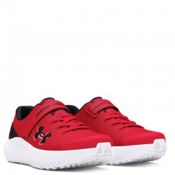 Under Armour Surge 4 BPS (3027104-600)ΠΑΙΔΙΚΑ ΠΑΠΟΥΤΣΙΑ Red/Black/Black