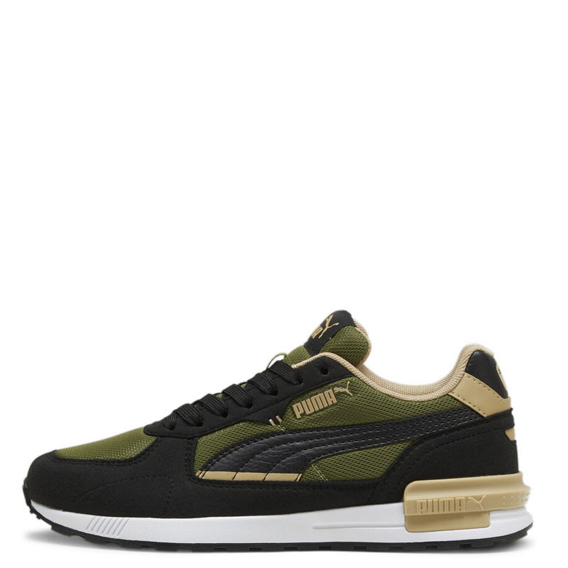 Puma Graviton JR (381987-31)ΠΑΙΔΙΚΑ ΠΑΠΟΥΤΣΙΑ Olive Green-White-Prairie Tan