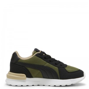 PUMA Graviton PS (381988-31)ΠΑΙΔΙΚΑ ΠΑΠΟΥΤΣΙΑ Olive Green-White-Prairie Tan PUMA Graviton PS (381988-31)ΠΑΙΔΙΚΑ ΠΑΠΟΥΤΣΙΑ Olive Green-White-Prairie Tan
