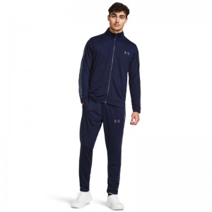 UNDER ARMOUR KNIT TRACK SUIT (1357139-410)ΑΝΔΡΙΚΟ ΣΕΤ ΦΟΡΜΑΣ ΜΠΛΕ