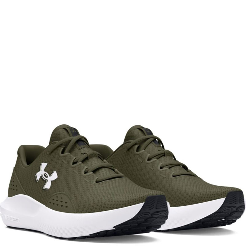 UNDER ARMOUR CHARGED SURGE 4 (3027000-301)Ανδρικά Παπούτσια Running Marine OD Green/Marine OD Green/White