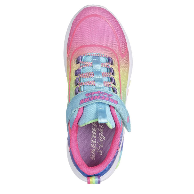 SKECHERS Rainbow Cruisers S Lights (303721L-TQMT)Παιδικά Παπούτσια Φωτιζομενα Turquiose/Multi