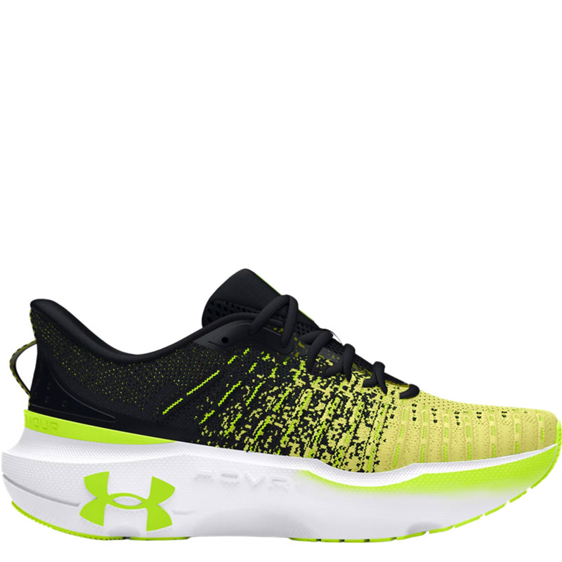 Under Armour UA Infinite Elite (3027189-002)ΑΝΔΡΙΚΑ ΠΑΠΟΥΤΣΙΑ RUNNING Black/Sonic Yellow/High-Vis Yellow