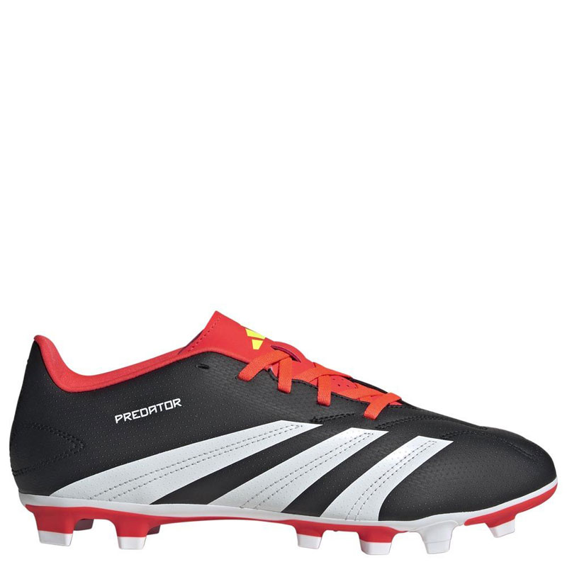 ADIDAS PREDATOR 24 CLUB FLEXIBLE GROUND BOOTS (IG7760)ΑΝΔΡΙΚΑ ΠΟΔΟΣΦΑΙΡΙΚΑ ΠΑΠΟΥΤΣΙΑ ΜΕ ΤΑΠΕΣ Core Black / Cloud White / Solar Red