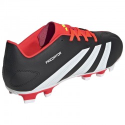 ADIDAS PREDATOR 24 CLUB FLEXIBLE GROUND BOOTS (IG7760)ΑΝΔΡΙΚΑ ΠΟΔΟΣΦΑΙΡΙΚΑ ΠΑΠΟΥΤΣΙΑ ΜΕ ΤΑΠΕΣ Core Black / Cloud White / Solar Red