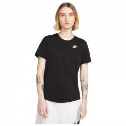 Nike Sportswear Club Essentials (DX7902-010)Γυναικείο Αθλητικό T-shirt Μαύρο