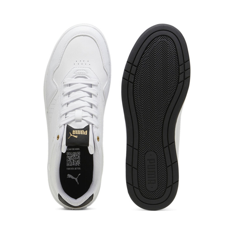 PUMA Court Classic Sneakers (395018-07)ΑΝΔΡΙΚΟ ΥΠΟΔΗΜΑ White/Black/Gold