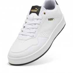 PUMA Court Classic Sneakers (395018-07)ΑΝΔΡΙΚΟ ΥΠΟΔΗΜΑ White/Black/Gold