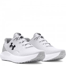 Under Armour Charged Surge 4 (3027000-100)Ανδρικά Παπούτσια Running White/Halo Gray/Black