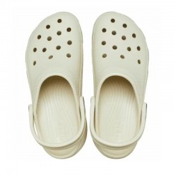 Crocs Classic Platform Clog (206750-2Y2)Ανατομικά Σαμπό Μπεζ