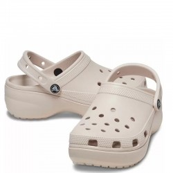 Crocs Classic Platform Clog (206750-6UR)Ανατομικά Σαμπό ΡΟΖ QUARTZ