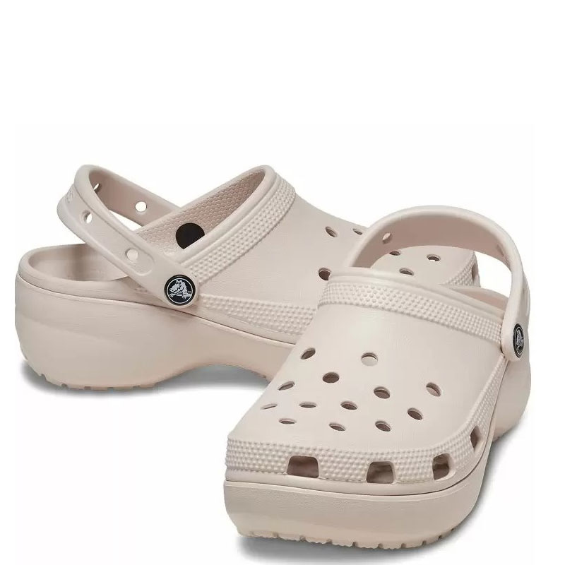 Crocs Classic Platform Clog (206750-6UR)Ανατομικά Σαμπό ΡΟΖ QUARTZ