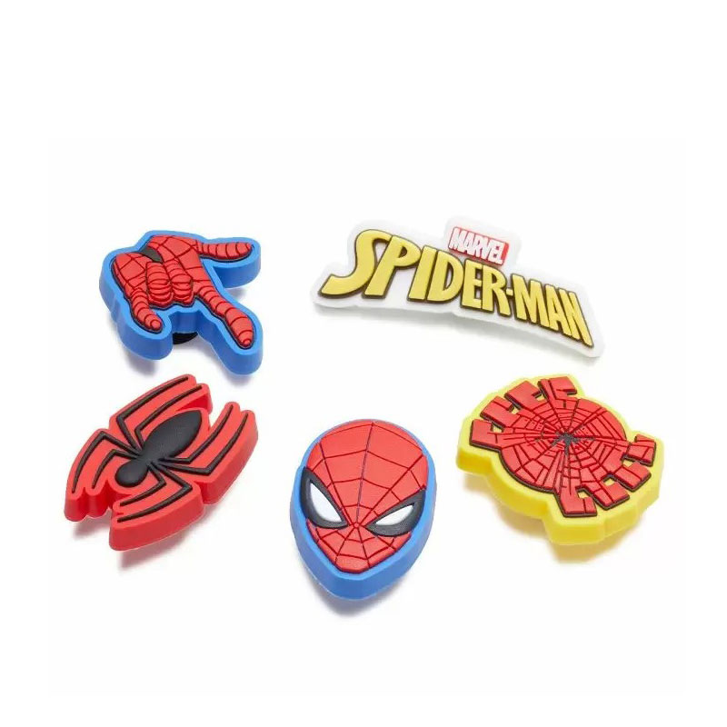 CROCS Spider Man 5Pack Jibbitz™ Charms (10010007-UNC)JIBBITZ ΔΙΑΚΟΣΜΗΤΙΚΑ ΑΞΕΣΟΥΑΡ ΓΙΑ ΣΑΜΠΟ/ΣΑΝΔΑΛΙΑ ΠΟΛΥΧΡΩΜΑ 5 ΤΕΜΑΧΙΑ