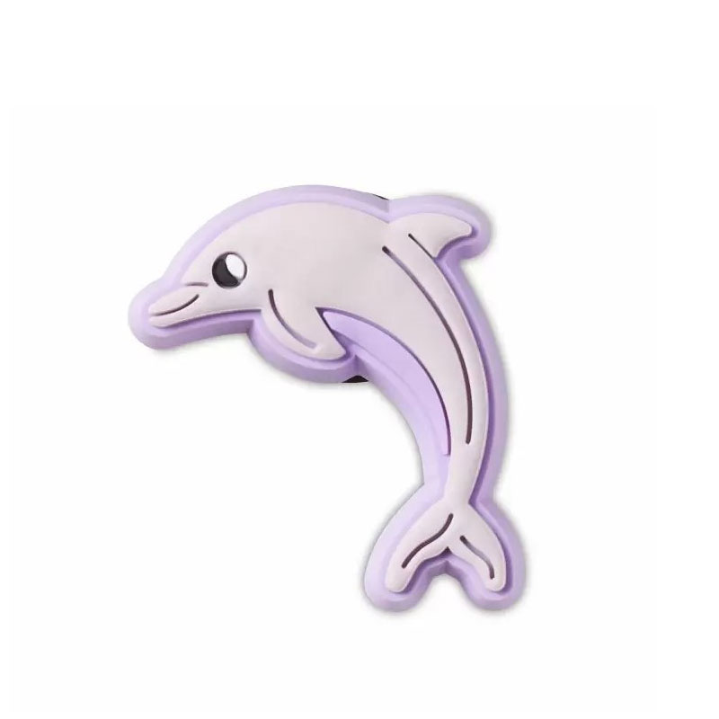 CROCS Purple Dolphin (10011742-UNC)JIBBITZ ΔΙΑΚΟΣΜΗΤΙΚΑ ΑΞΕΣΟΥΑΡ ΓΙΑ ΣΑΜΠΟ/ΣΑΝΔΑΛΙΑ ΜΩΒ 1 ΤΕΜΑΧΙΟ
