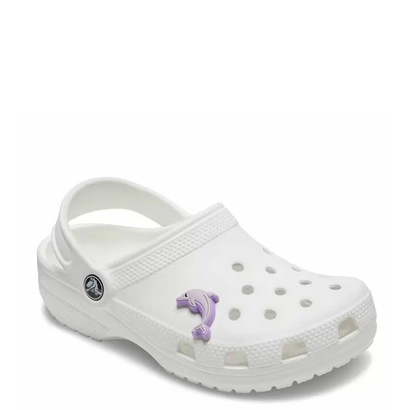 CROCS Purple Dolphin (10011742-UNC)JIBBITZ ΔΙΑΚΟΣΜΗΤΙΚΑ ΑΞΕΣΟΥΑΡ ΓΙΑ ΣΑΜΠΟ/ΣΑΝΔΑΛΙΑ ΜΩΒ 1 ΤΕΜΑΧΙΟ