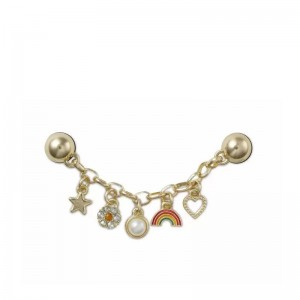 CROCS Friendship Bracelet Chain Jibbitz™ Charms (10012303-UNC)JIBBITZ ΔΙΑΚΟΣΜΗΤΙΚΑ ΑΞΕΣΟΥΑΡ ΓΙΑ ΣΑΜΠΟ/ΣΑΝΔΑΛΙΑ ΧΡΥΣΟ 1 ΤΕΜΑΧΙΟ