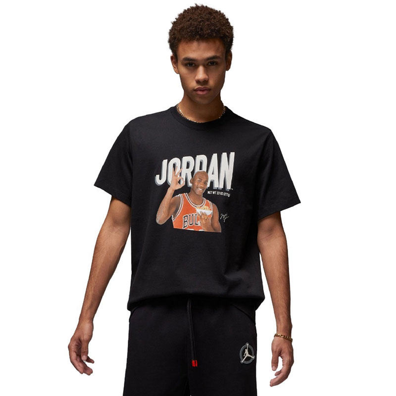 Jordan Flight Mvp Tee (DV8434-010)Ανδρικό T-shirt Κοντομάνικο Μαύρο