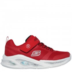 Skechers Meteor Lights (401675L-RDBK)ΠΑΙΔΙΚΑ ΠΑΠΟΥΤΣΙΑ ΦΩΤΙΖΟΜΕΝΑ ΚΟΚΚΙΝΑ