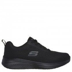 SKECHERS Work Relaxed Fit  Ultra Flex 3.0 SR WMNS (108176-BLK)ΓΥΝΑΙΚΕΙΟ ΥΠΟΔΗΜΑ ΑΝΤΙΟΛΙΣΘΗΤΙΚΟ ΜΑΥΡΟ