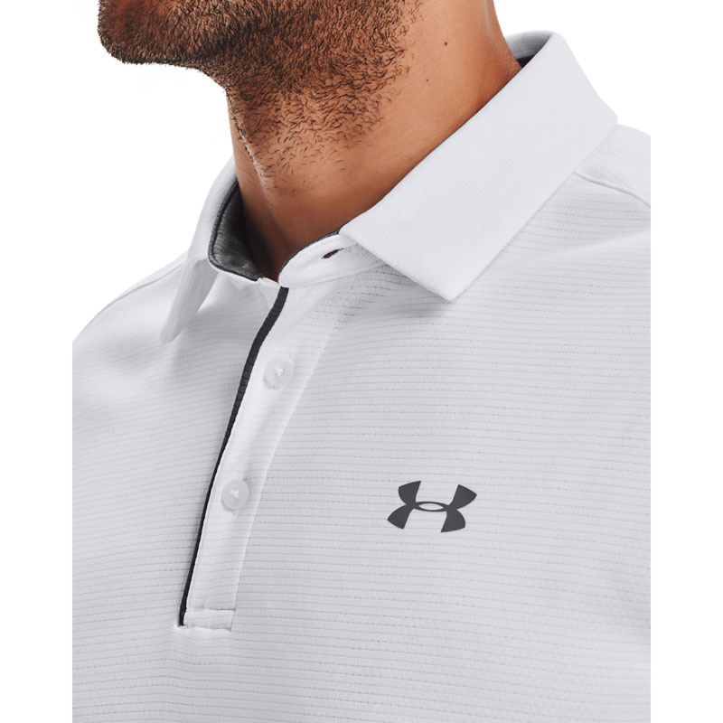 Under Armour Tech Polo (1290140-100)Ανδρικό T-shirt Κοντομάνικο Polo White / Graphite