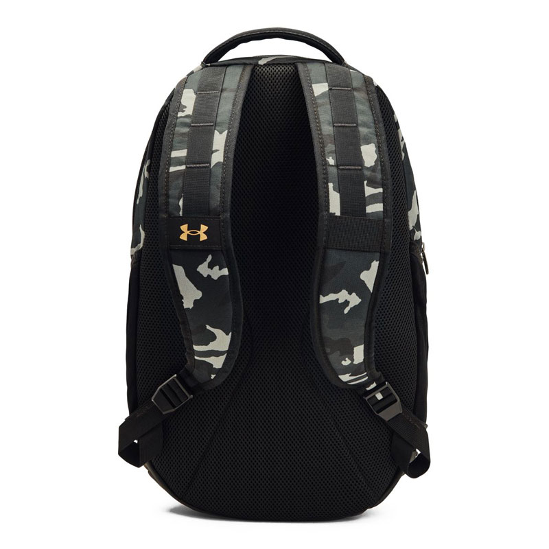 UNDER ARMOUR UA Hustle 5.0 Backpack (1361176-007) Σακίδιο Πλάτης STORM  BLACK/CAMO/GOLD