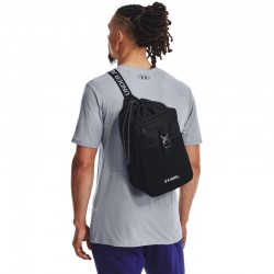 UNDER ARMOUR UA Utility Flex Sling Backpack (1376461-001)ΤΣΑΝΤΑ ΠΛΑΤΗΣ ΜΑΥΡΗ 13 ΛΙΤΡΑ