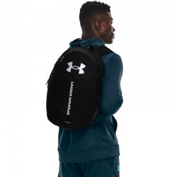 Under Armour Hustle Lite Backpack (1364180-002)Σακίδιο Πλάτης STORM  Black/Black/Metallic Silver