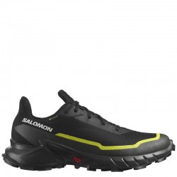 Salomon Alphacross 5 GTX (474604)Ανδρικά Παπούτσια Trail Running Αδιάβροχα με Μεμβράνη Gore-Tex Black/Peat/Sulphur Spring