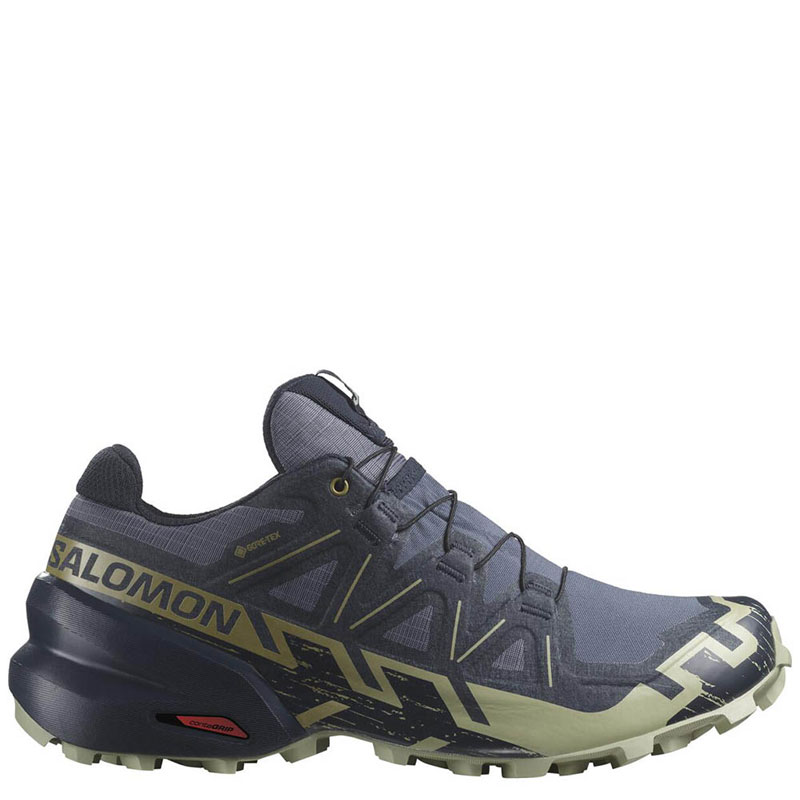 SALOMON SPEEDCROSS 6 GTX (474655)Ανδρικά Παπούτσια Trail Running  ΑΔΙΑΒΡΟΧΑ ΜΕ ΜΕΜΒΡΑΝΗ GORE-TEX Grisaille/Carbon/Tea