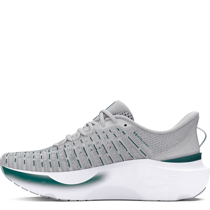 Under Armour HOVR Infinite Elite (3027189-102)Ανδρικά Παπούτσια Running Halo Grey/Hydro Teal