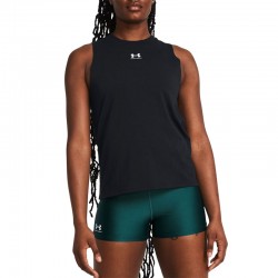 UNDER ARMOUR Off Campus Muscle Tank (1383659-001)ΓΥΝΑΙΚΕΙΟ T-SHIRT ΑΜΑΝΙΚΟ ΜΑΥΡΟ