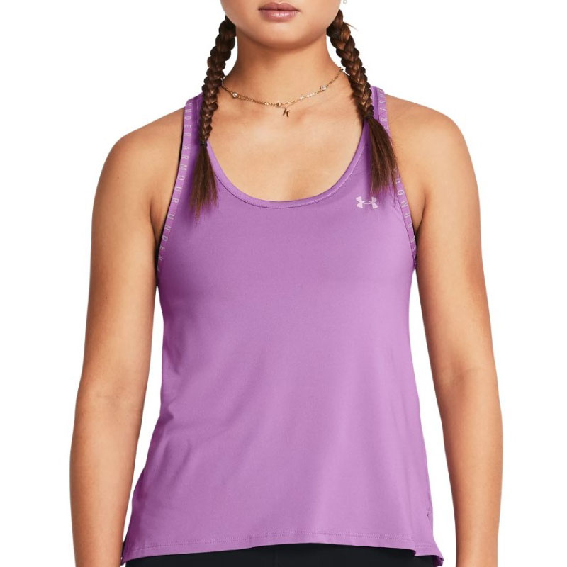 Under Armour UA Knockout Tank (1351596-560)ΓΥΝΑΙΚΕΙΟ T-SHIRT ΑΜΑΝΙΚΟ Provence Purple//Purple Ace