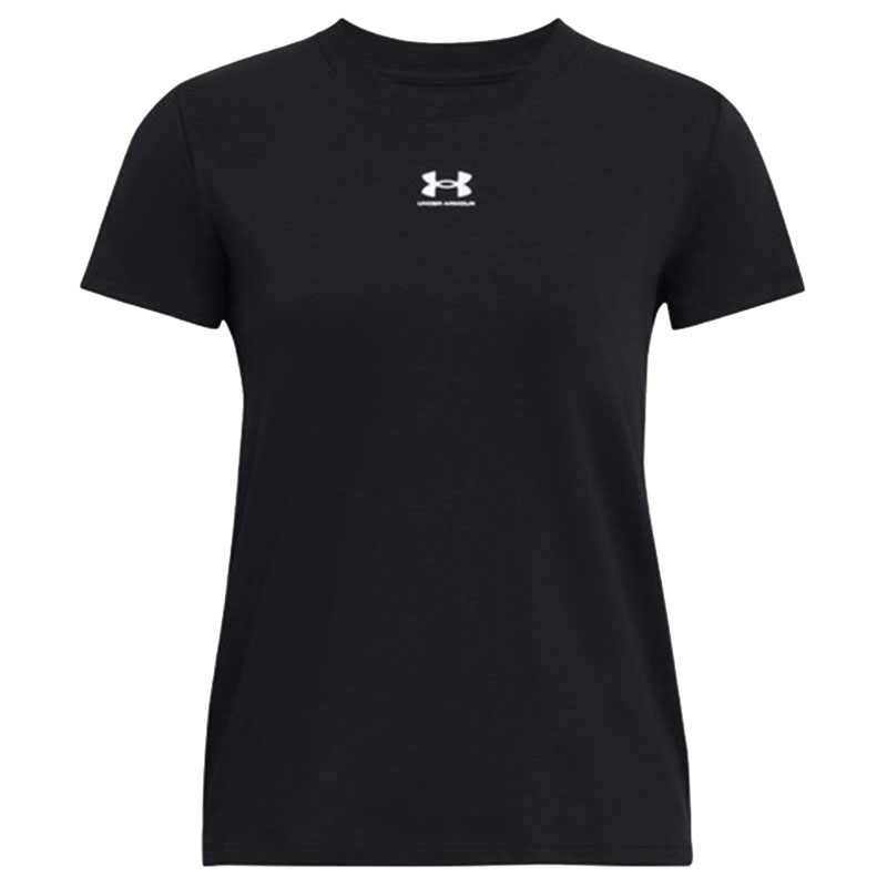 UNDER ARMOUR Off Campus Core SS (1383648-001)ΓΥΝΑΙΚΕΙΟ T-SHIRT ΜΑΥΡΟ