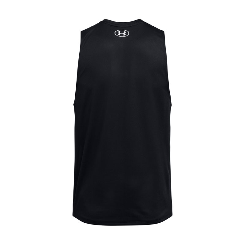 UNDER ARMOUR UA Tech Tank (1382795-001)ΑΝΔΡΙΚΟ ΑΜΑΝΙΚΟ T-SHIRT ΜΑΥΡΟ