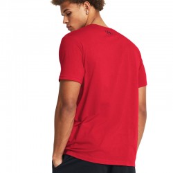 UNDER ARMOUR FOUNDATION SHORT SLEEVE (1382915-600)ΑΝΔΡΙΚΟ T-SHIRT Red/Black